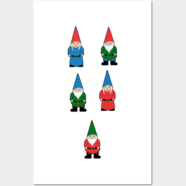 a bunch of gnomes Wall Art by B0red